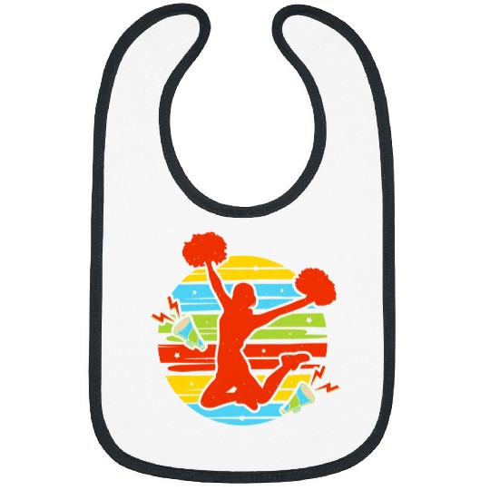 Cheerleader Retro Cheering Squad Trainer Cheerleading Coach Bibs