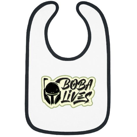 Book Fun Star Wars The Book Of Boba Fett Boba Lives Urban Style Logo Bibs