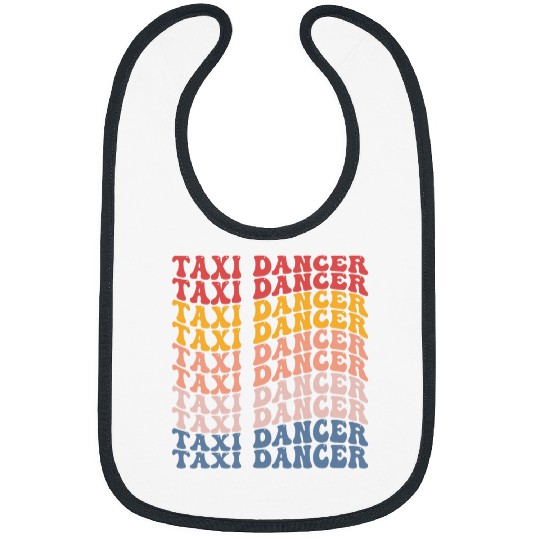 Taxi Dancer Groovy Retro Bibs