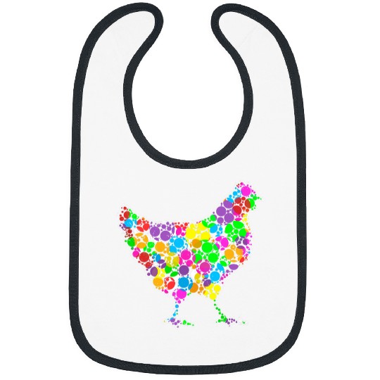 Chicken Pet Polka Dot Pattern Dot Day International Bibs