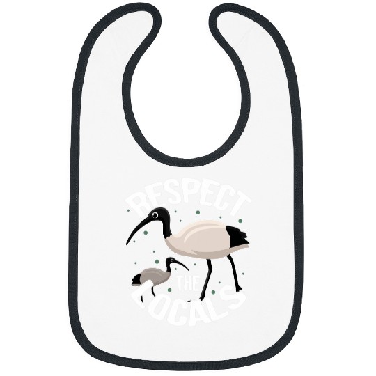 Chicken Pet Bin Chicken Respect the Locals Australia Ibis Animal Bird Bibs