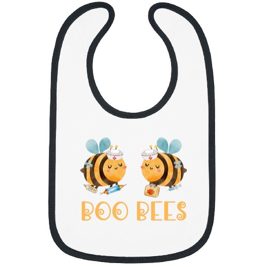 nurses Job Boo Bees Nursing Crew nurses Funny Halloween rn icu er Bibs