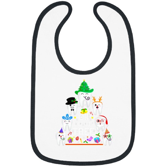 dentists Job Oh dentists Tree Funny Christmas Dental Hygiene Tooth Xmas Bibs