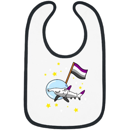 Shark Pet Asexual Hammerhead Shark In Space Ace Pride Bibs