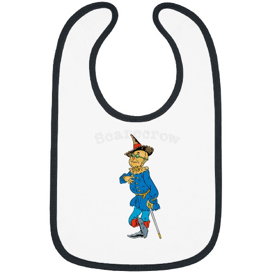 Book Fun Classic Fairytale Book Art Wonderful Wizard of OZ Scarecrow Bibs