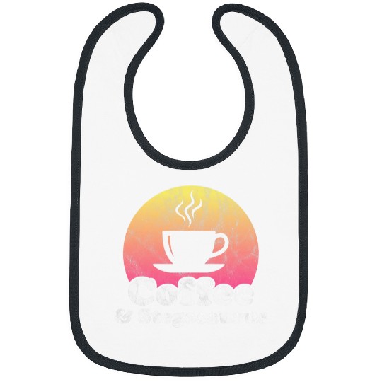 Dinosaur Pet Coffee and Stegosaurus Bibs