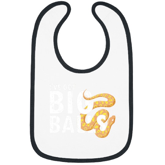 Python Pet Banana Ball Python Design and Noodle Reptile Designs Bibs