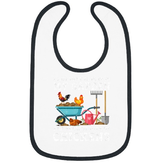 Chicken Pet Plant Daddy Chicken Lovers Gardening Farmer Gardeners Dad Bibs