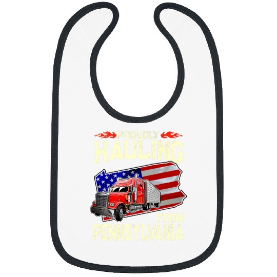 Truck Fun Proudly Hauling From Pennsylvania Trucker Bibs