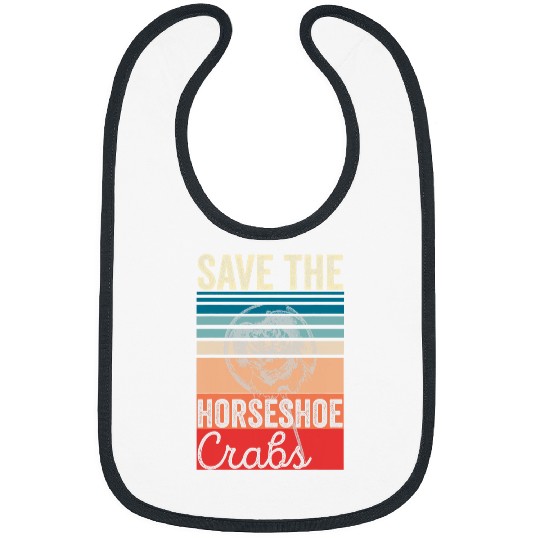 Horse Pet Save The Horseshoe crabs Biologists Ocean Animals Lover Mom Bibs