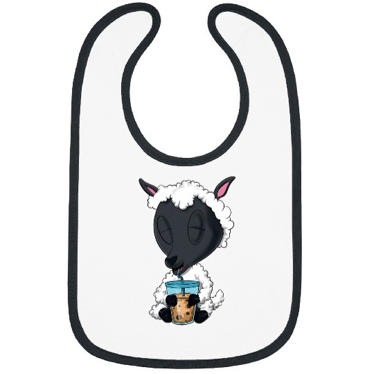 Sheep Pet Bubble Tea Kawaii Lamb I Boba Tea Otaku Bibs