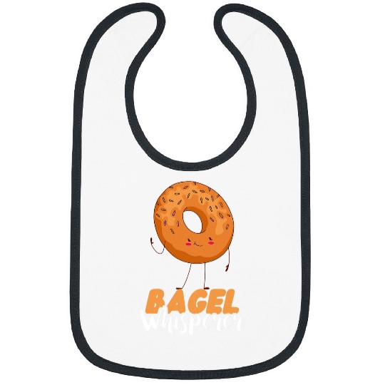 Bagel Whisperer Bagels Baking Baker Dough Bagel Lover Bibs
