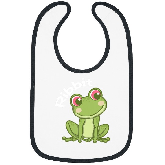 Frog Pet Ribbit Cute Kawaii Frog Toad Catcher Frog Lover Bibs