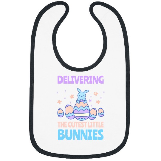 nurses Job Easter Pregnancy Delivering Cutest Bunnies nurses Labor Day 6 Bibs