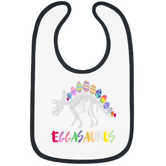eggasaurus stegosaurus egg dinosaur happy easter day 1 Bibs