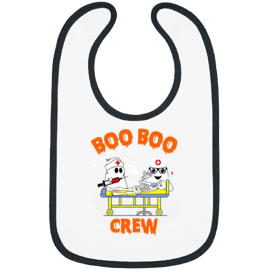 nurses Job Boo Boo Crew Doctor Paramedic EMT nurses Halloween 3 Bibs