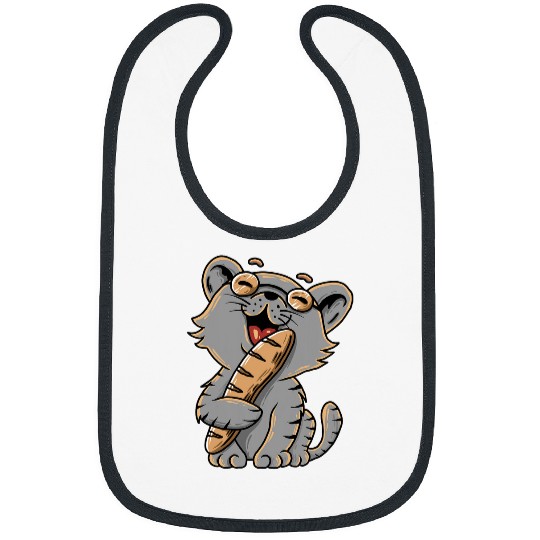 Baker Cat Bread Funny Baking Bibs