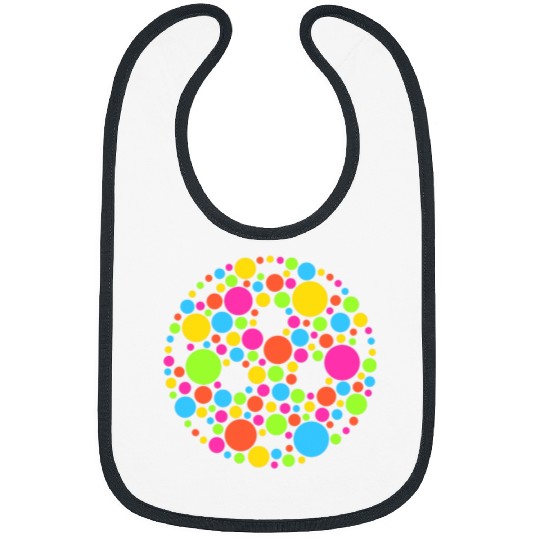 Sport Pickleball Funny Polka Dot Pickleball Lover Happy Dot Day Sport Ball Bibs