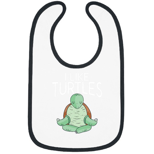 Turtle Pet I like Turtles Cute Sea Turtle Lover 161 Bibs