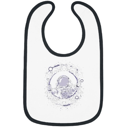 Astronaut Job Black Hole Portal Galaxy New Regular Fit Bibs
