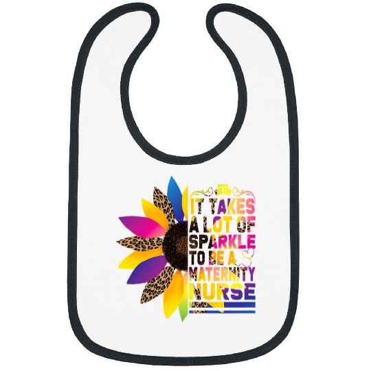 nurses Job Funny Leopard Nursing Lover Graphic Women Maternity nurses Bibs