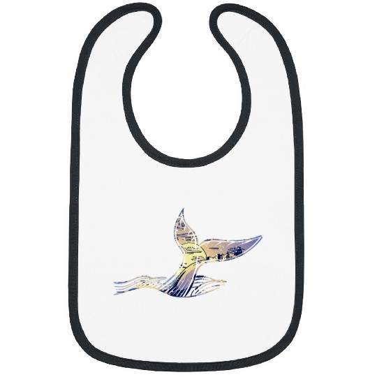 Whale Pet Tail Marine Biology Sea Life Mammals Marine Biologist Bibs