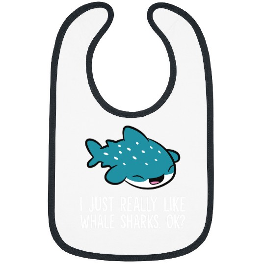 Shark Pet I Just Really Like Whale Sharks Ok Whale Bibs