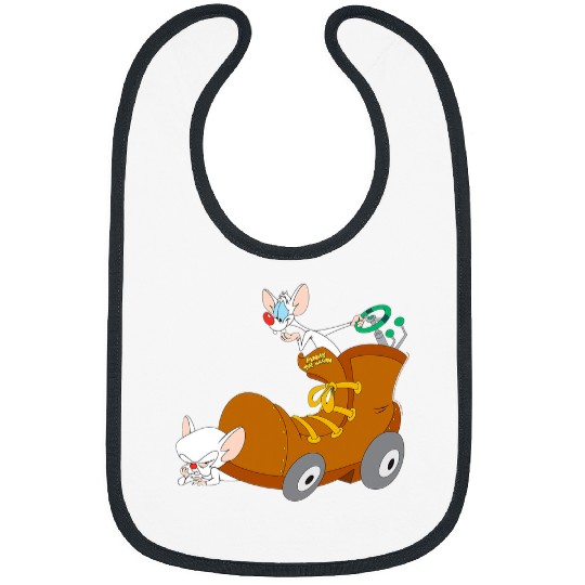 Tractor Fun driving Animaniacs Pinky and the Brain Tractor Show Bibs