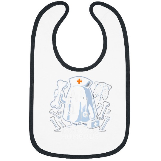 nurses Job Funny I Found This Humerus Boo Halloween Costume nurses Bibs