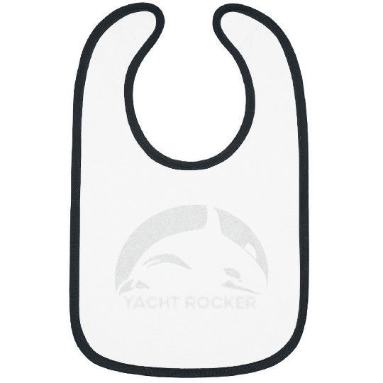 Whale Pet Team Orca Yacht Rocker Music Funny Design Bibs