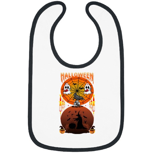 nurses Job Boo Bees Funny Halloween nurses Bibs