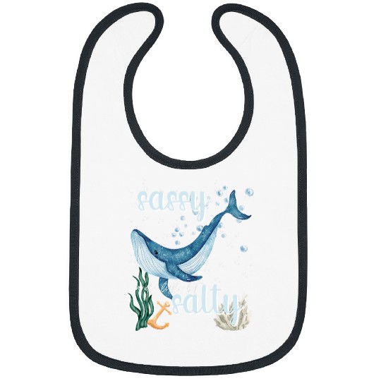 Whale Pet Sassy Salty Attitude Sweet Southern Prep Gear Bibs