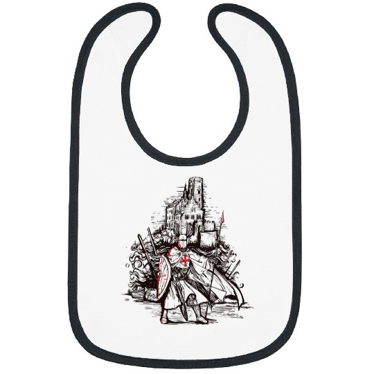 Horse Pet A Warrior of christ Knights Templar On The Horse Bibs