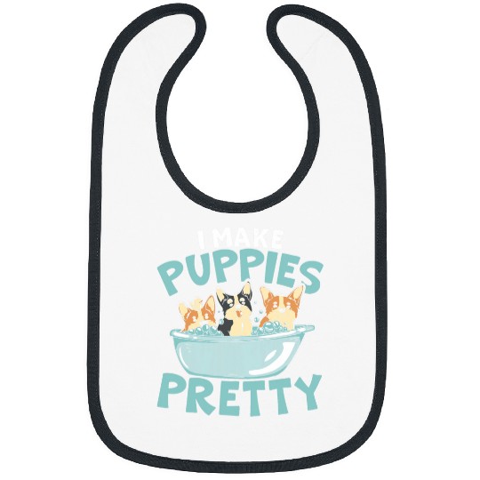 I Make Puppies Pretty Fur Artist Dog Grooming Dog Groomer Bibs