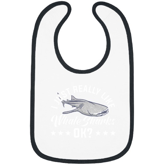 Shark Pet I Just Really Like Whale Sharks Ok Marine Biology Bibs