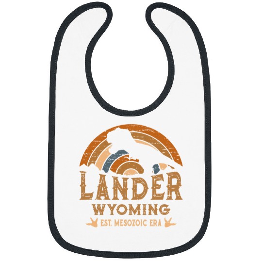 Dinosaur Pet Lander Wyoming WY Dino Dinosaur Paleontology TRex Bibs