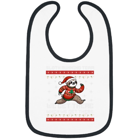Sloth Pet Christmas k Running Team Squad xmass Fun Run Bibs