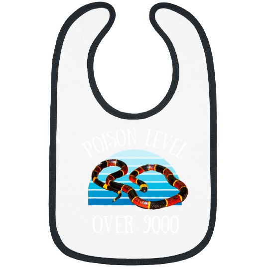 Snake Pet Texas coral snake red yellow black for Men Women Kids Bibs