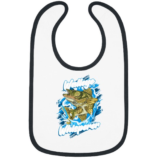 Fishing Fun Walleye Fishing Fish Walleye Whisperer Funny Fishing 3 Bibs