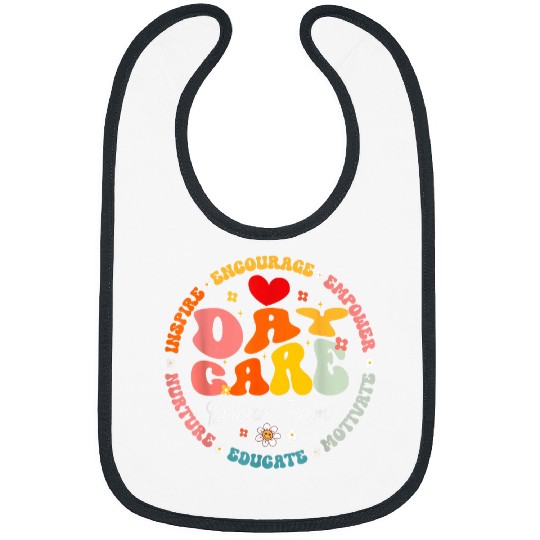 Groovy Daycare Dream Team Childcare Provider After School Bibs