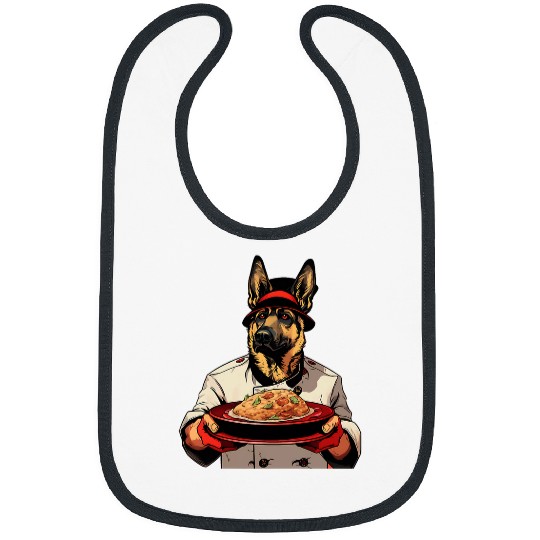 German Shepherd Chef Funny Dog Cooking Bibs