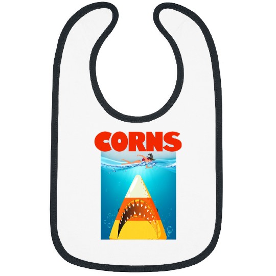 Shark Pet Candy Corn Shark 2Witch Halloween Jaws Parody Funny Bibs