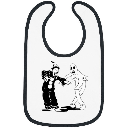 Koko the Clown and ghosts Dancing Bibs