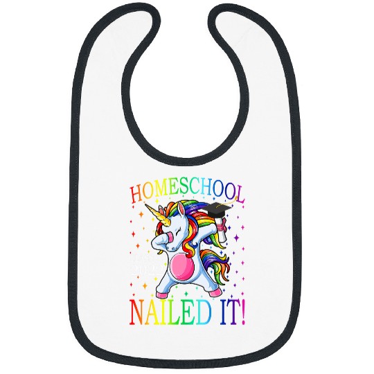 Unicorn Pet Homeschool Class Of Nailed It Bibs