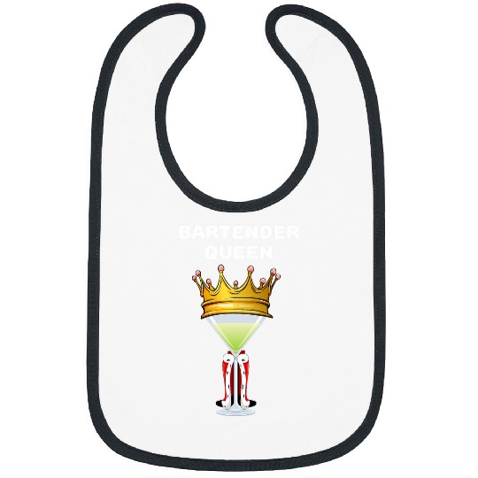 Bartender Queen Womens Bartending Cocktails Bartender Bibs