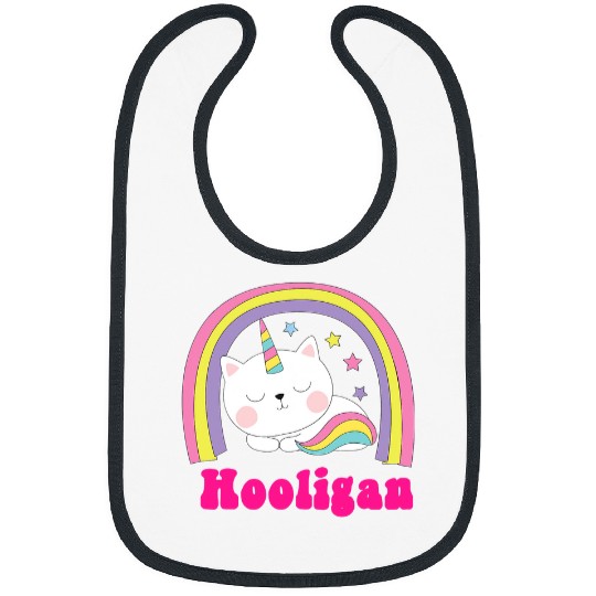 Unicorn Pet Hooligan s Sarcastic Rainbow Funny Unicorn Hooligan Bibs