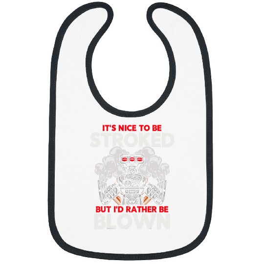 Horse Pet Mens Id Rather Be Blown Supercharger V8 Engine Car Horsepower Bibs