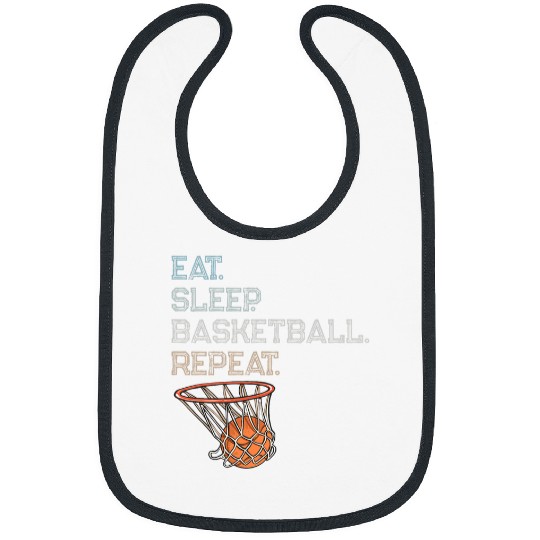 Eat Sleep Basketball Repeat Apparel Basketball Coach Bibs