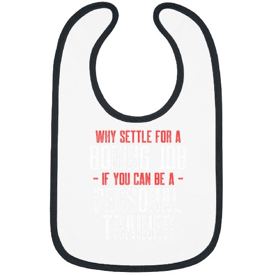 Personal Trainer Gym Coachs Boring Wellness Coaching Bibs