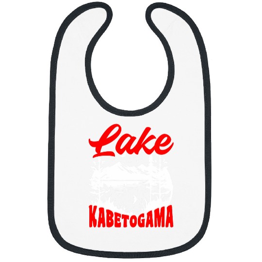 Fishing Fun Kabetogama Lake North Minnesota Fishing Tourist Souvenir Bibs